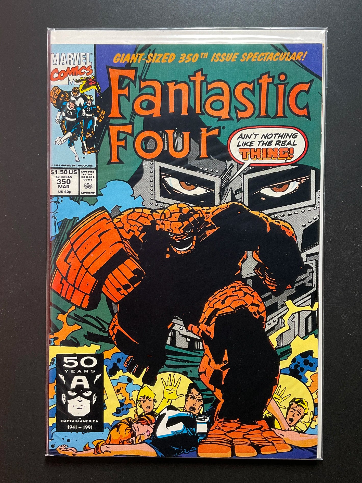 Fantastic Four 350 Marvel Comics March 1991 Giant-Sized Issue - B