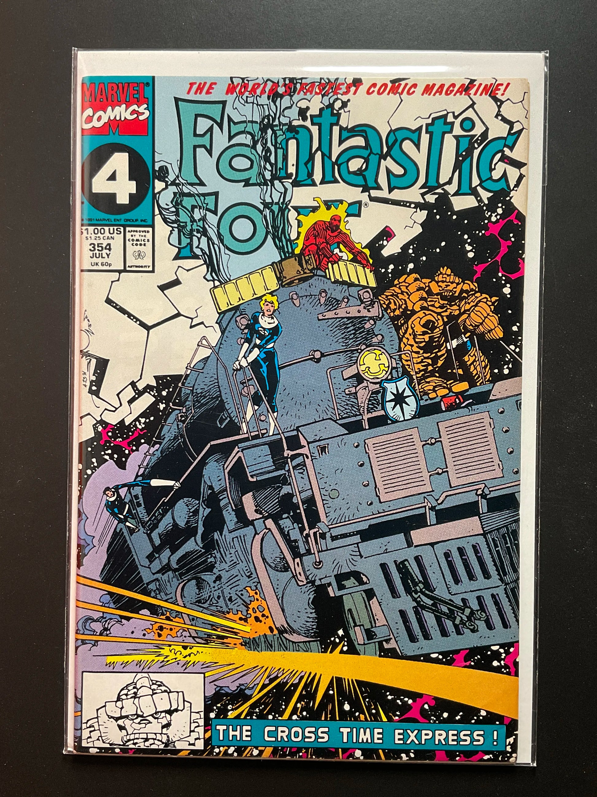 Fantastic Four 354 Marvel Comics July 1991 The Cross Time Express