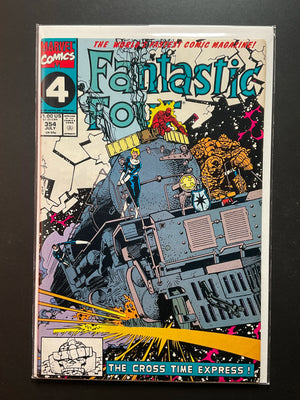 Fantastic Four 354 Marvel Comics July 1991 The Cross Time Express