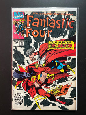 Fantastic Four 339 Marvel Comics April 1990 Thor vs Gladiator