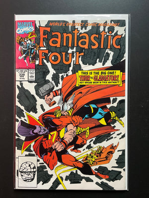 Fantastic Four 339 Marvel Comics Apr 1990 Thor vs Gladiator - C