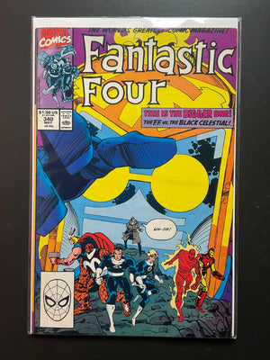 Fantastic Four 340 Marvel Comics May 1990 The FF vs. Black Celestial - B