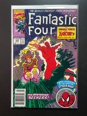 Fantastic Four 342 Marvel Comics July 1990 Spider-Man Cameo