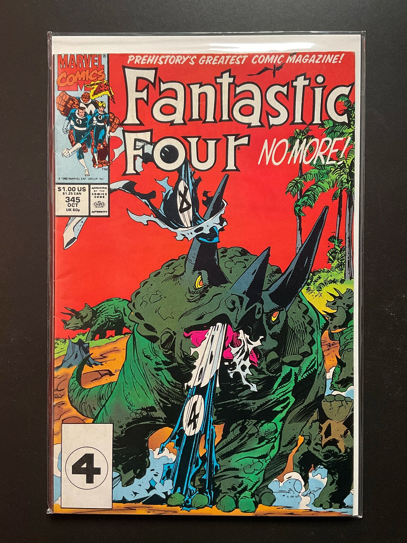 Fantastic Four 345 Marvel Comics October 1990 - A