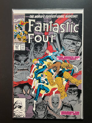 Fantastic Four 347 Marvel Comics Dec 1990 Arthur Adams Cover