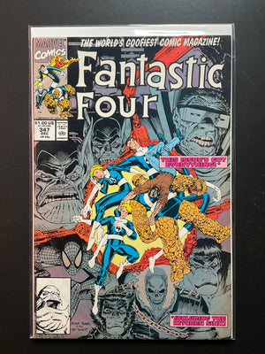 Fantastic Four 347 Marvel Comics Dec 1990 Art Adams Cover - B