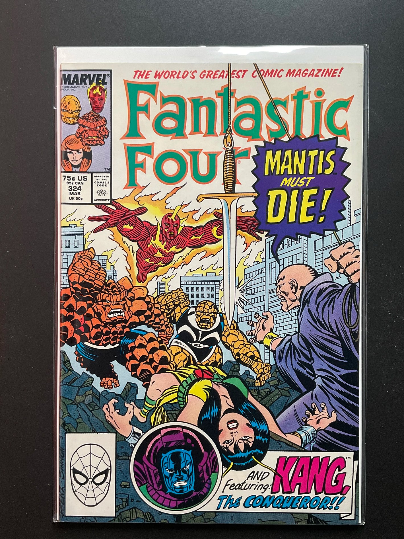 Fantastic Four 324 Marvel Comics March 1989 Kang Appearance - B