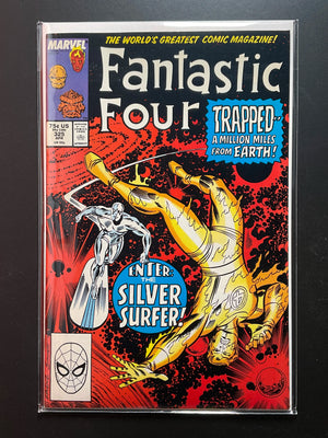 Fantastic Four 325 Marvel Comics Apr 1989 Silver Surfer Appearance