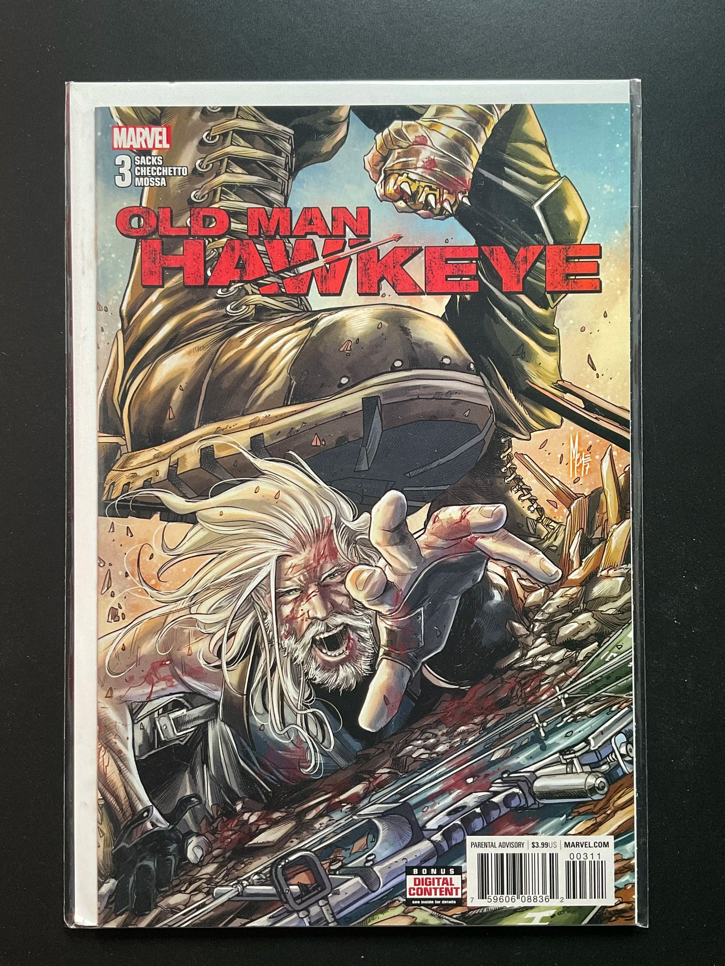 Old Man Hawkeye 3 Marvel Comics 2018 Sacks Checchetto Mossa