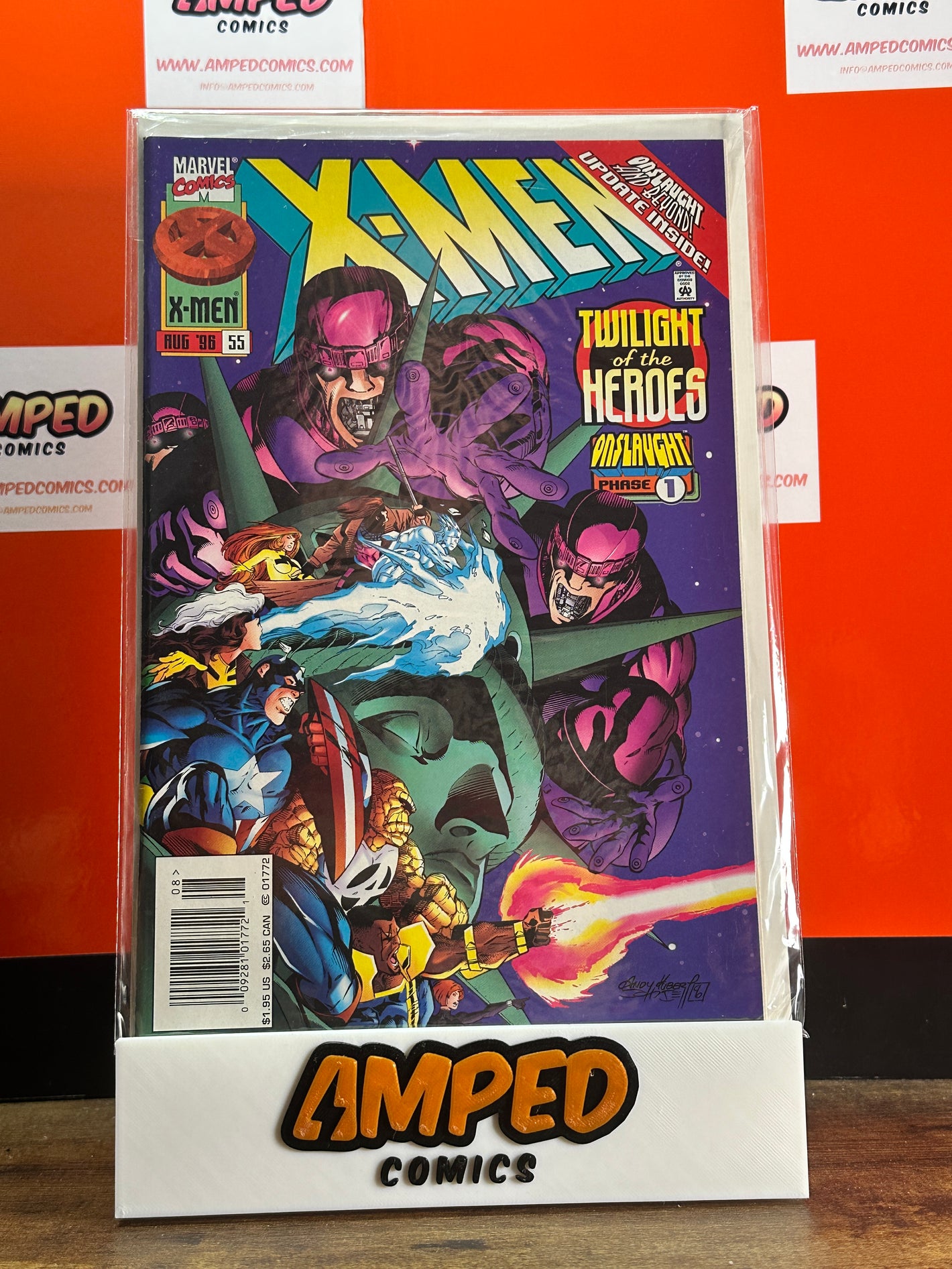 X-Men 55 Marvel Comics August 1996 Onslaught Phase 1