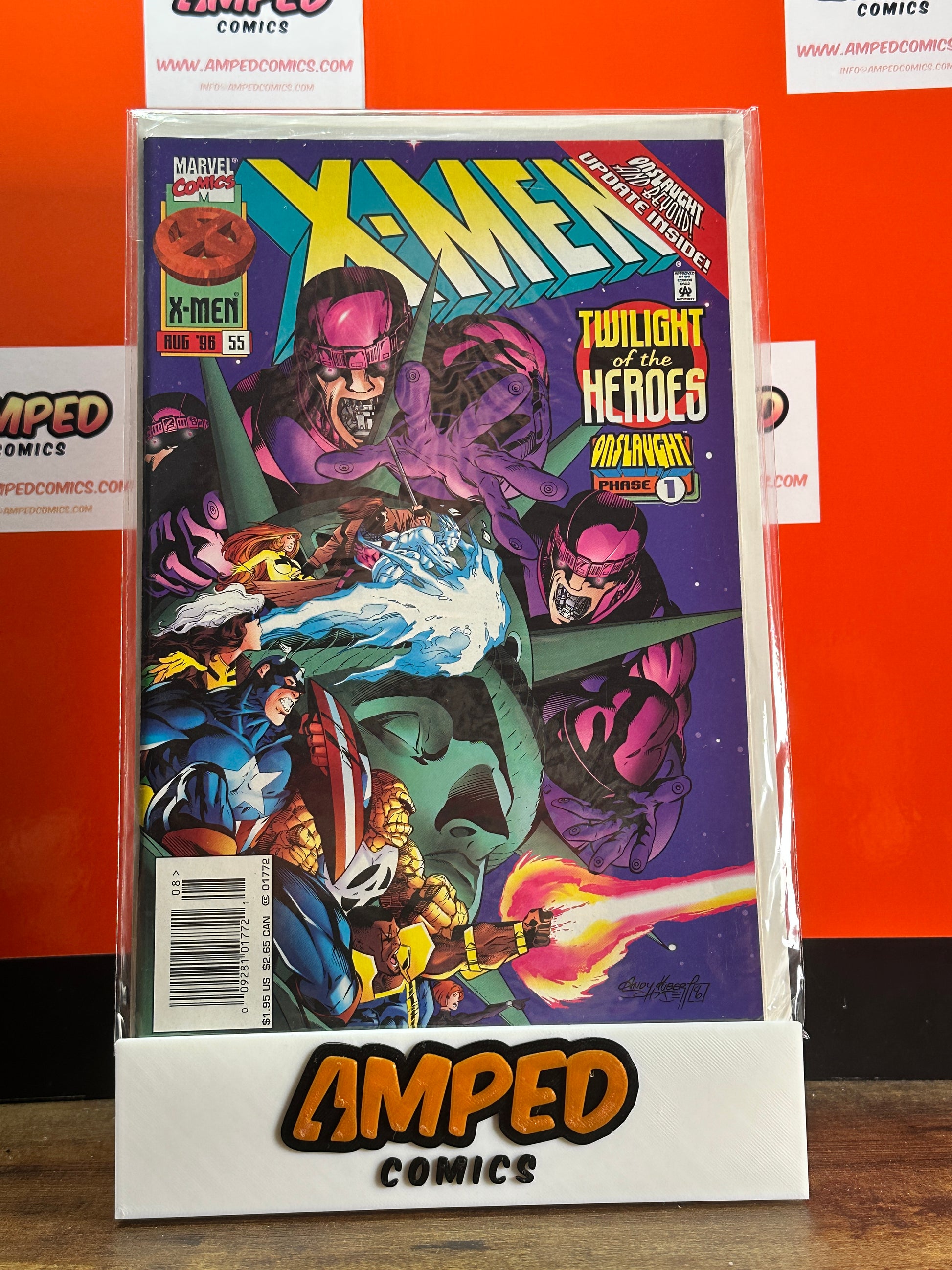 X-Men 55 Marvel Comics August 1996 Onslaught Phase 1