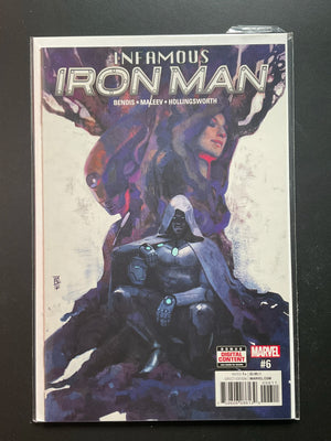 Infamous Iron Man 6 Marvel Comics 2017 Bendis Maleev Hollingsworth