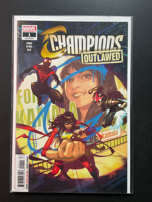 Champions 1 Outlawed Marvel 2020 Kamala Khan Miles Morales