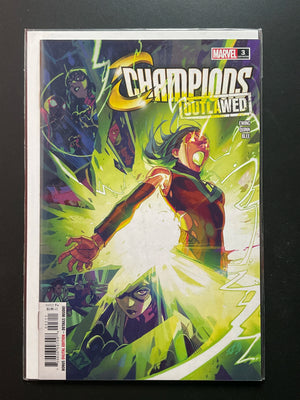 Champions Outlawed 3 Marvel Comics 2020