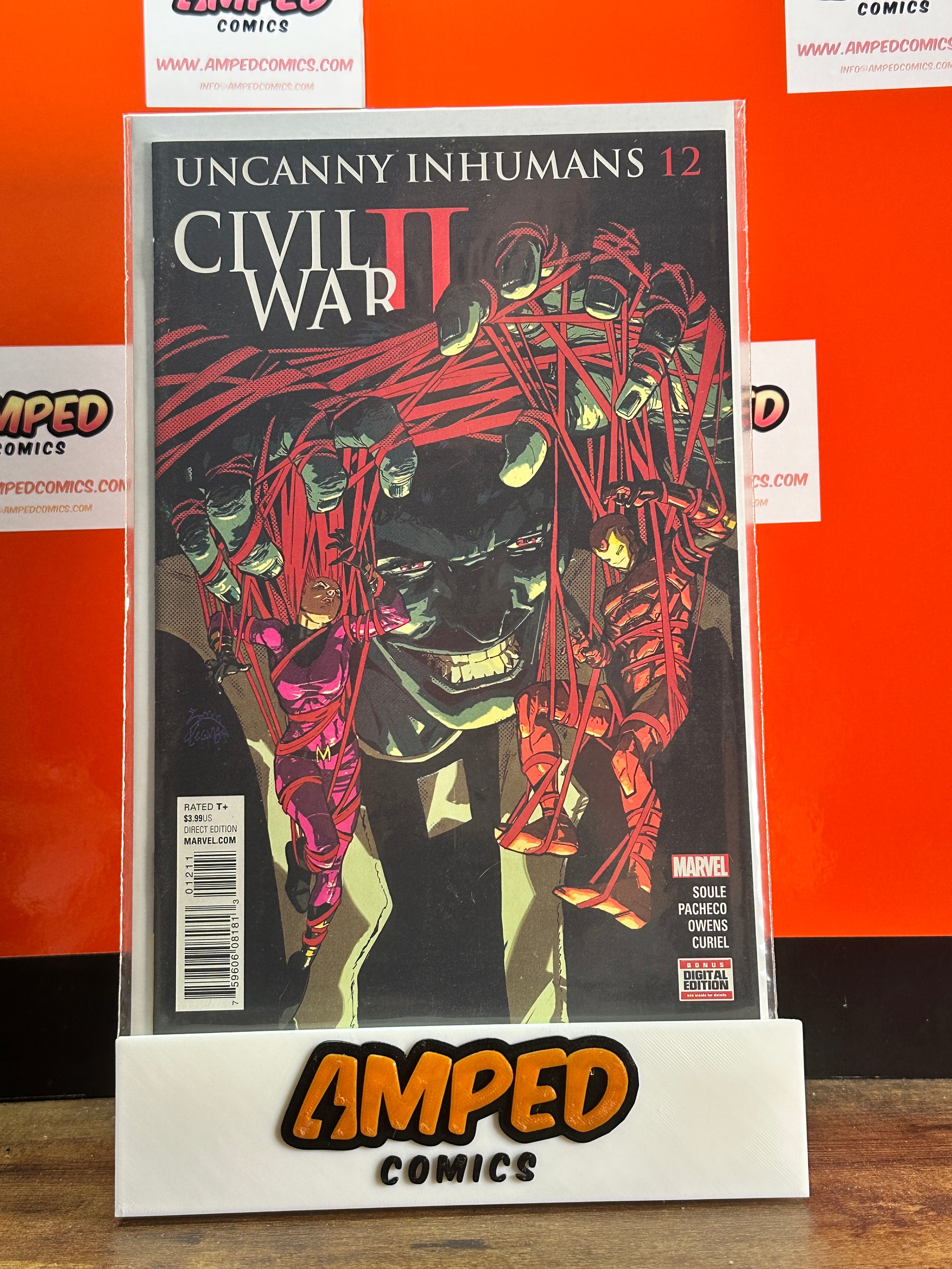 Uncanny Inhumans 12 Civil War II Marvel Comics
