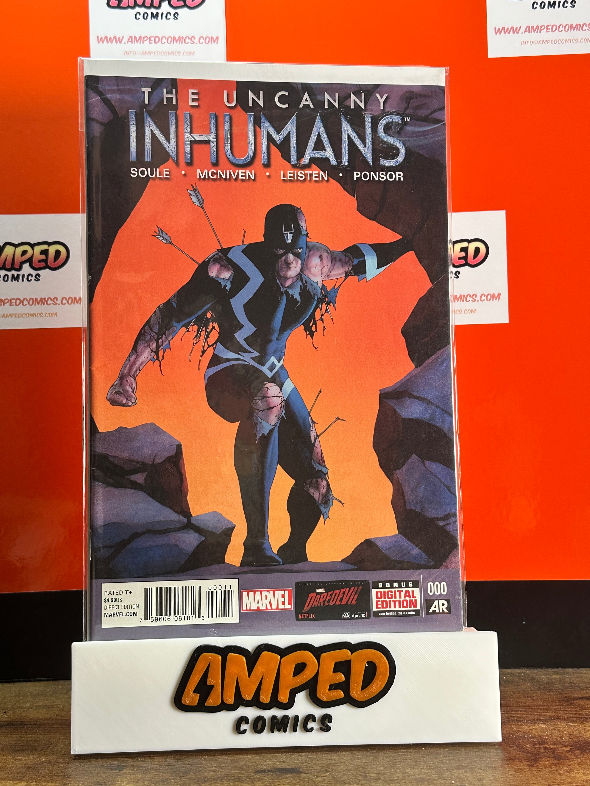 The Uncanny Inhumans 0 Marvel Comics 2015 Soule McNiven