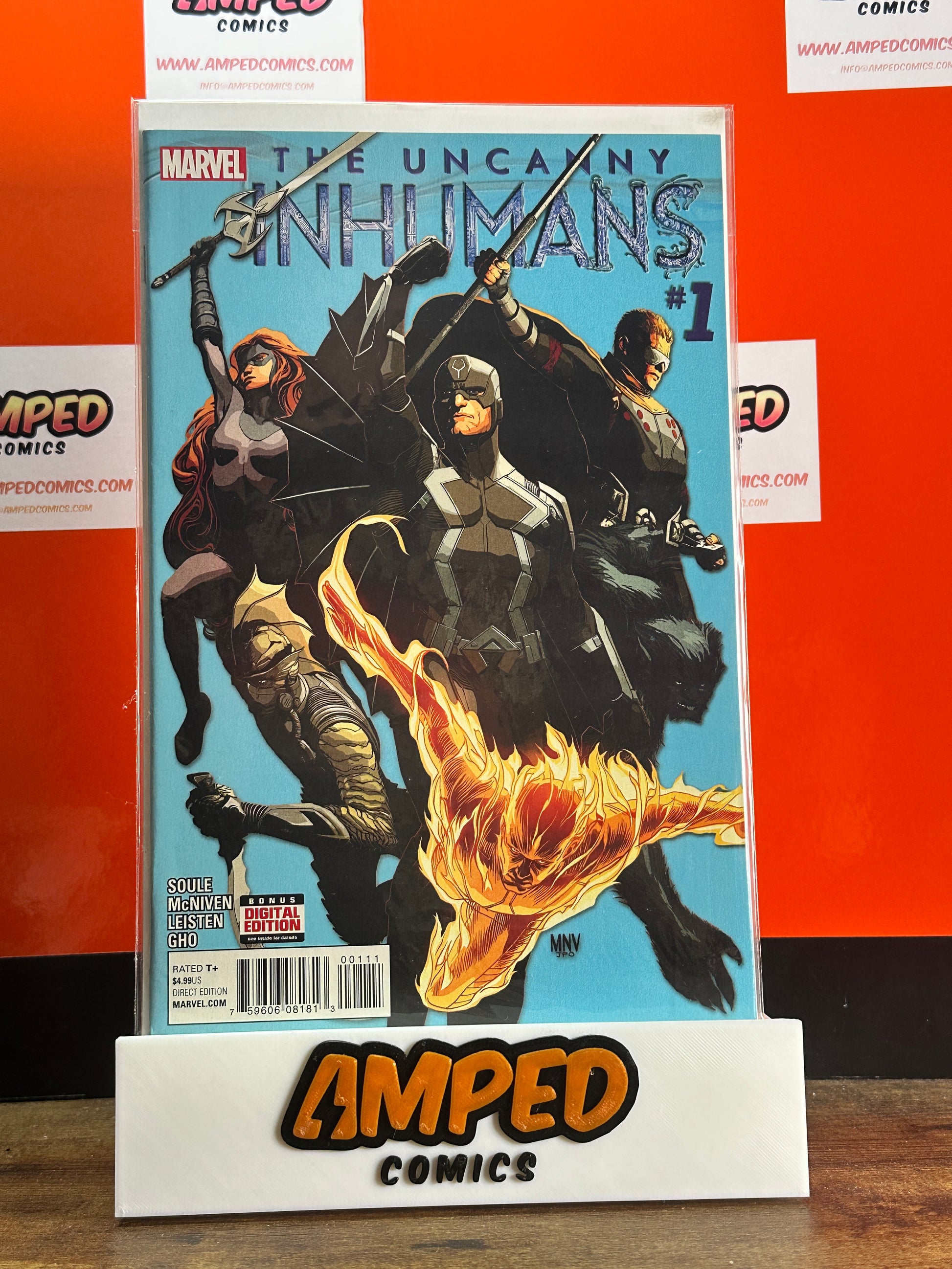 The Uncanny Inhumans 1 Marvel Comics 2015