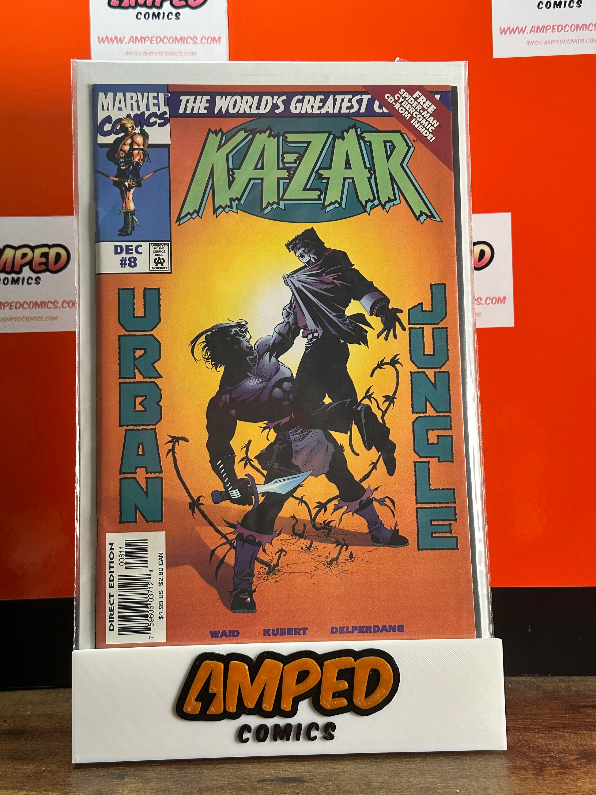 Ka-Zar 8 Marvel Comics Dec 1997 Urban Jungle Waid Kubert