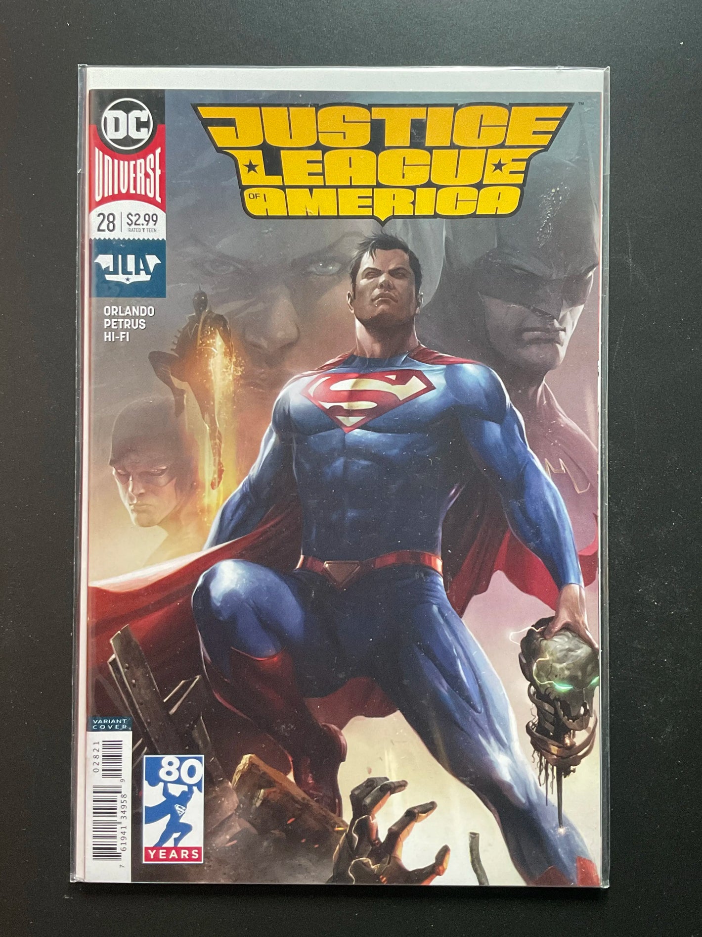 Justice League of America 28 DC Universe Variant Cover