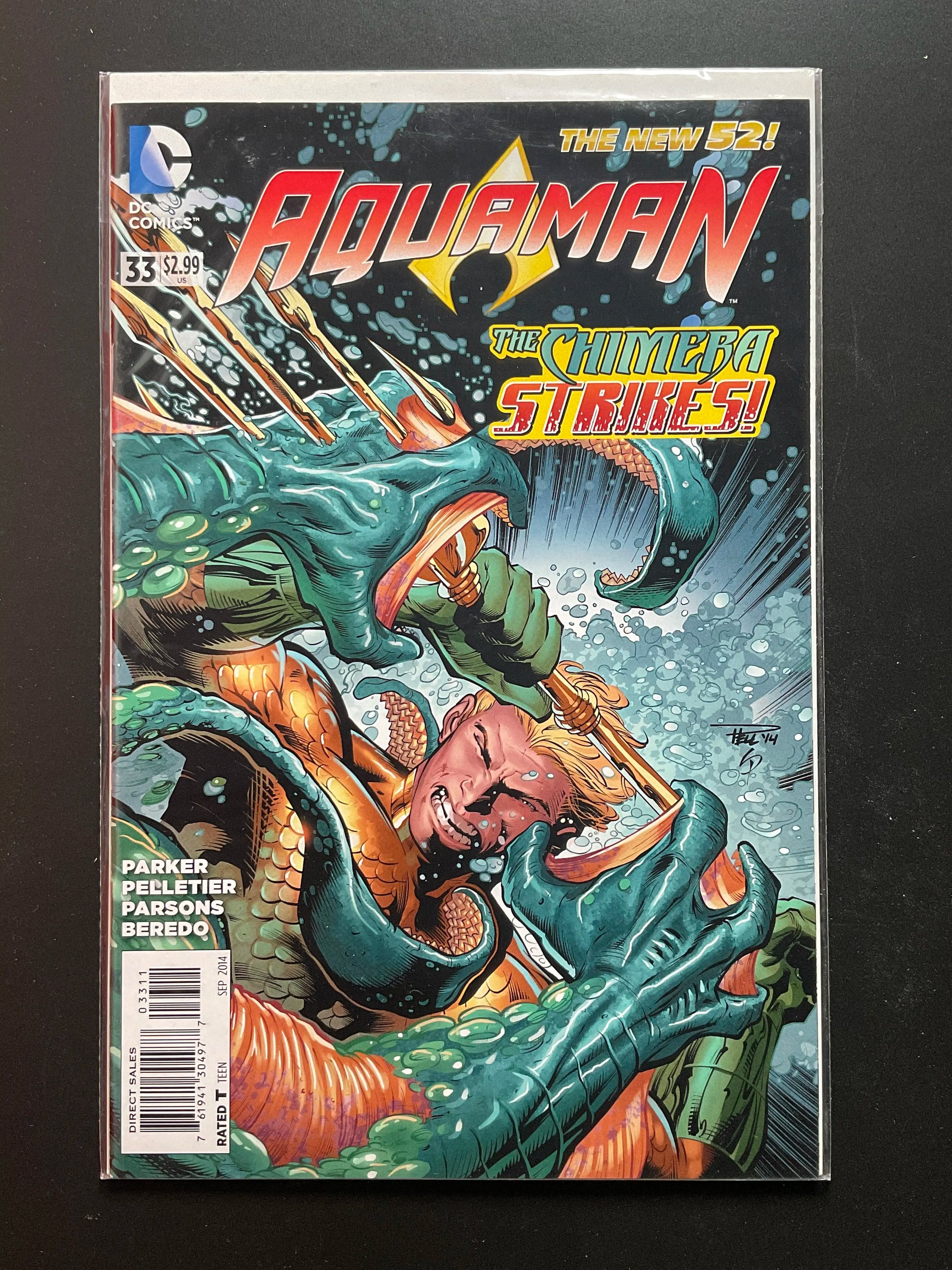 Aquaman 33 (2014) DC Comics The New 52 - The Chimera Strikes