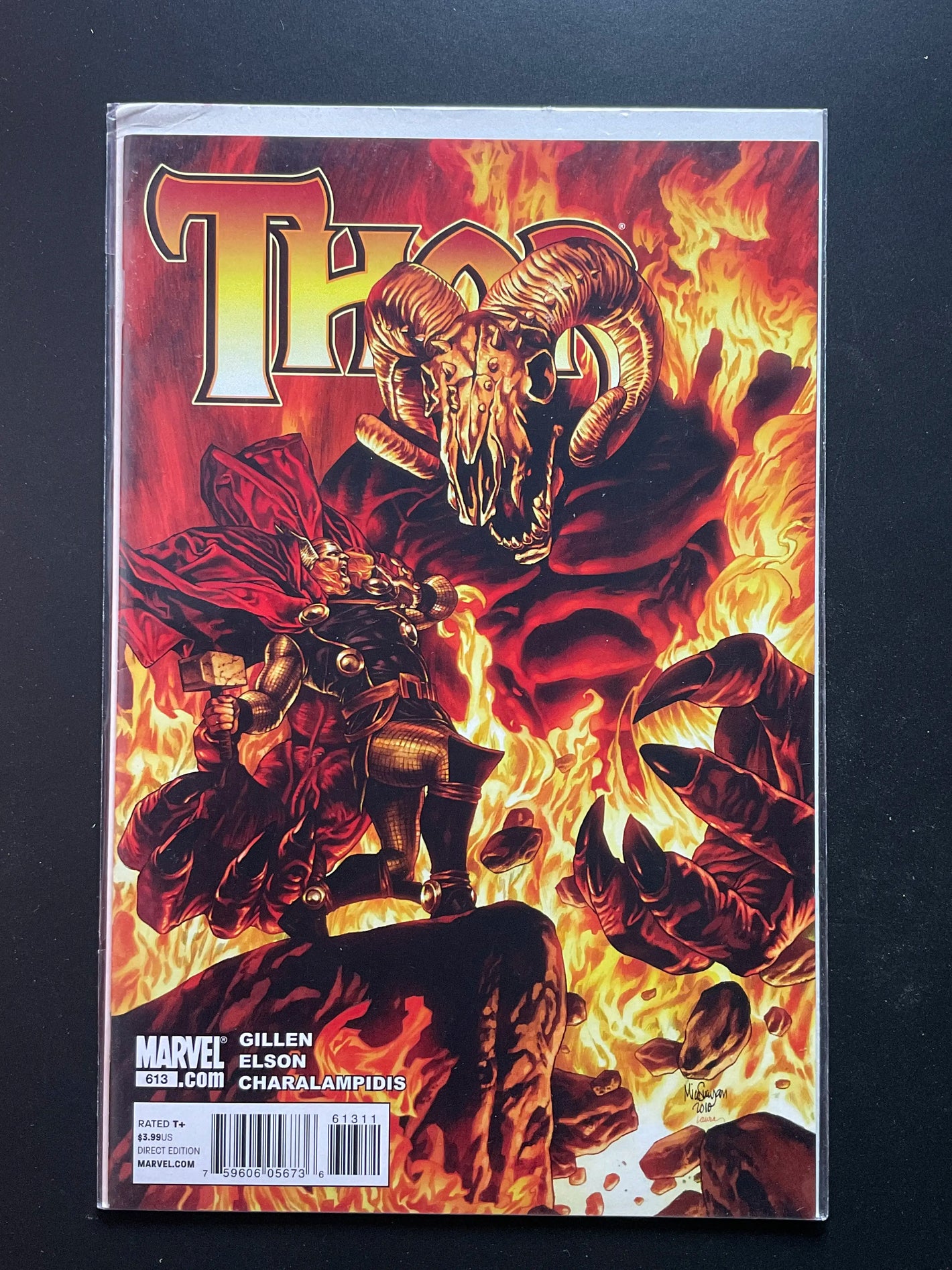 Thor 613 Marvel Comics 2010 Gillen Elson Charalampidis