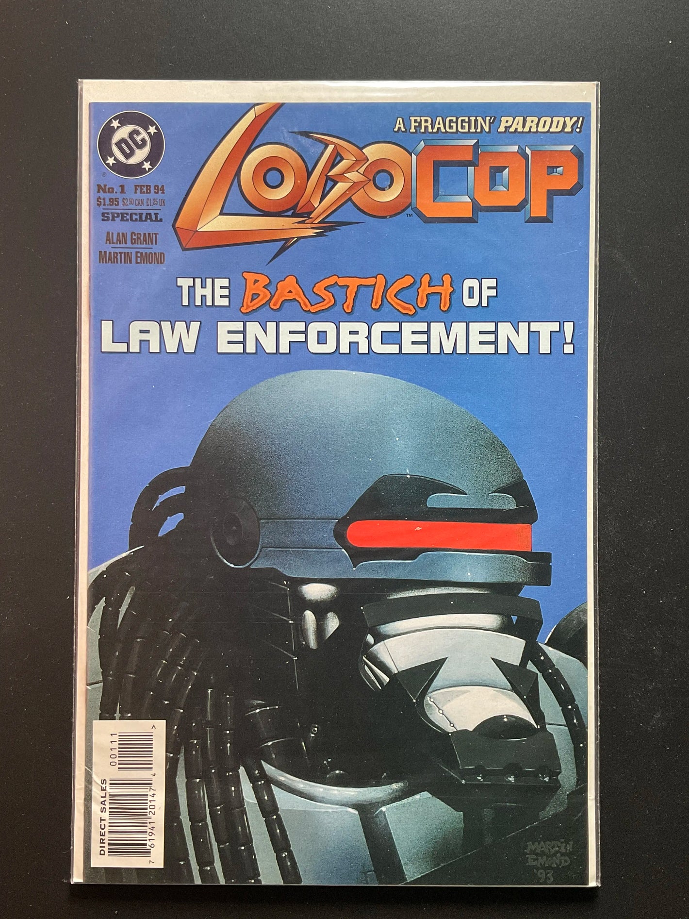 LoboCop 1 (Feb 1994) DC Comics Alan Grant Martin Emond