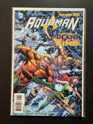 Aquaman 25 The New 52 DC Comics 2014 Death of a King Finale
