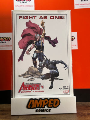 Avengers 1 Marvel 2018 Jason Aaron Ed McGuinness 6.5" X 10.5" PRINT