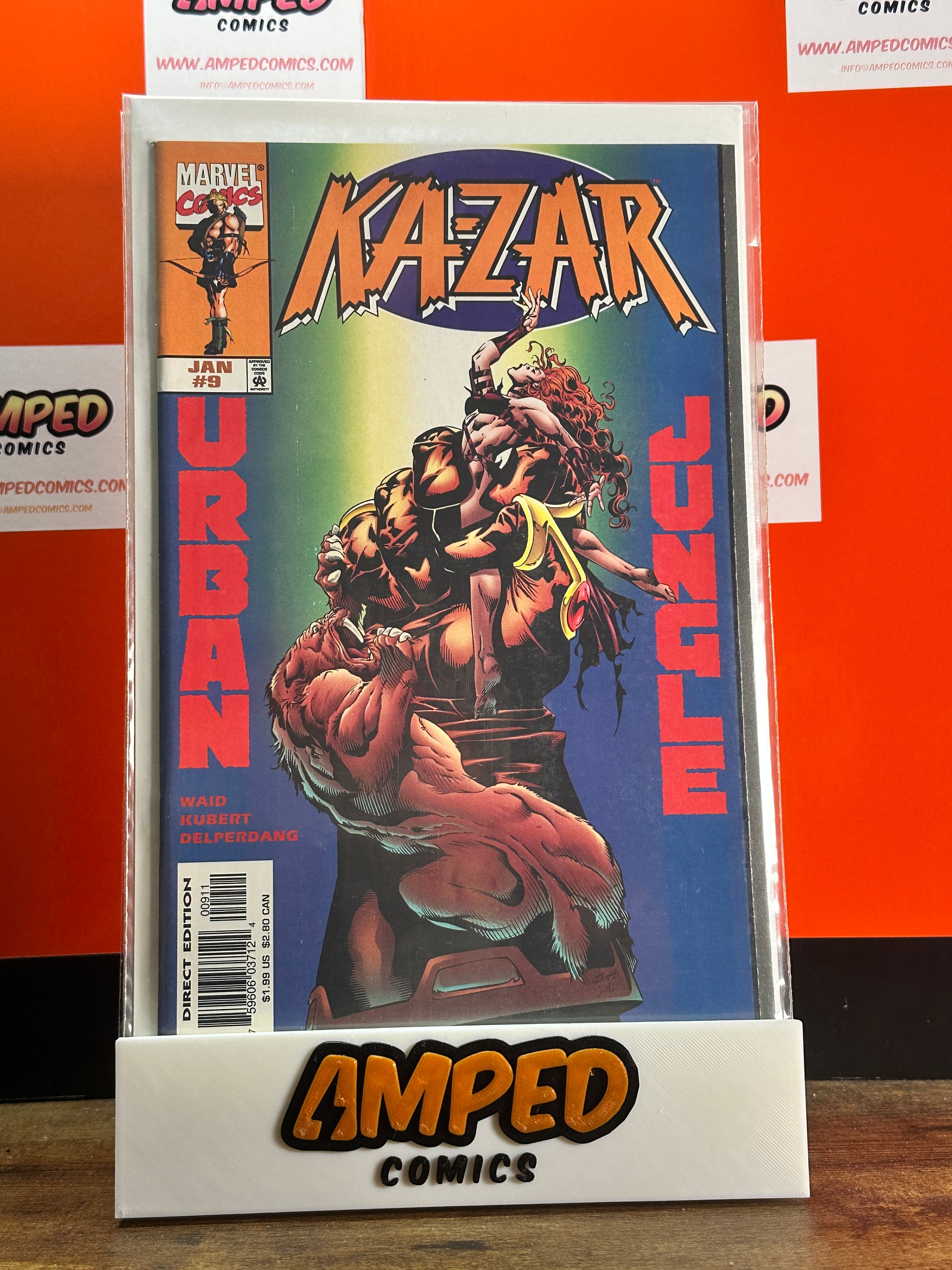 Ka-Zar 9 Marvel Comics Jan Urban Jungle Waid Kubert Delperdang
