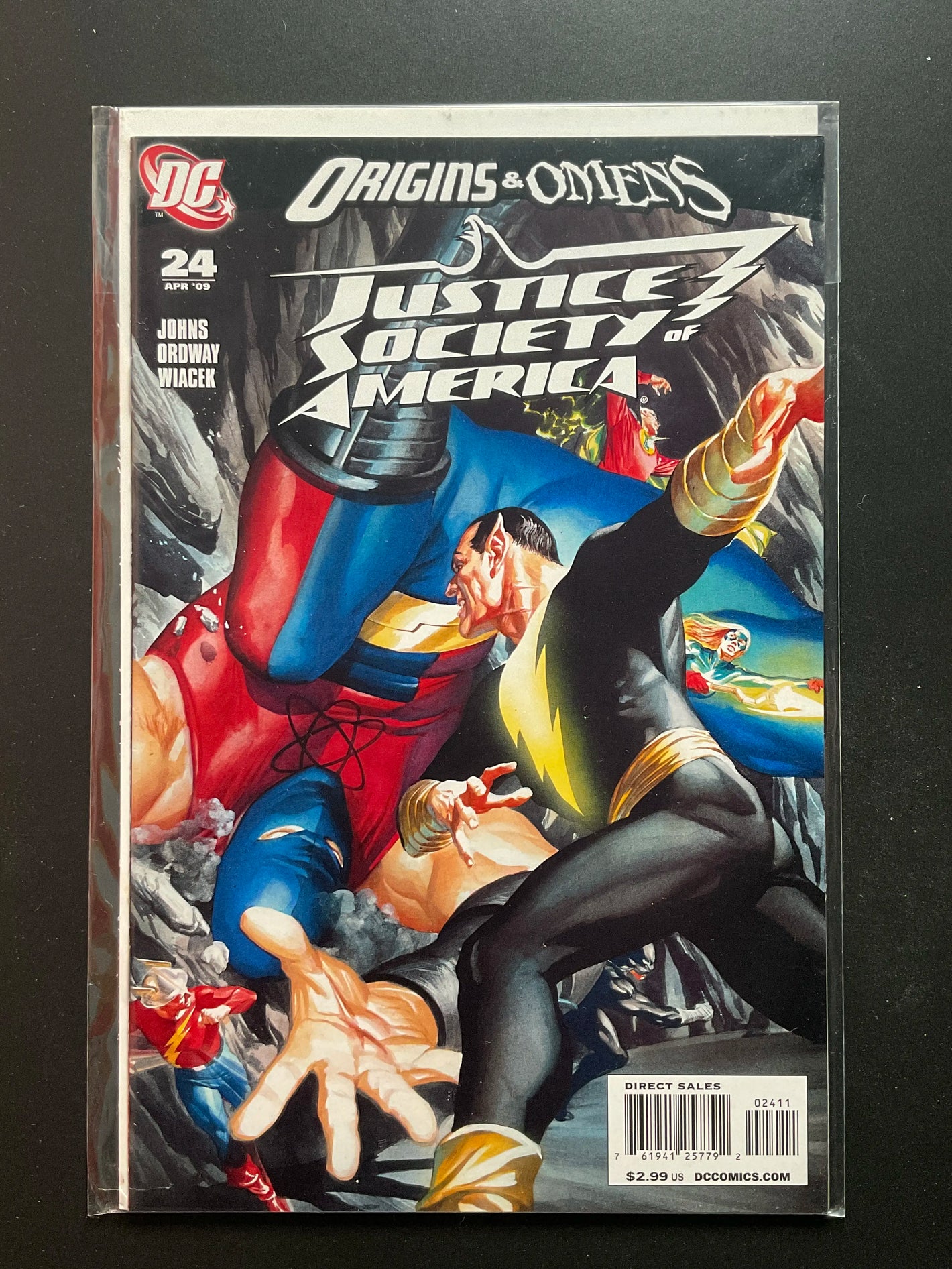Justice Society of America 24 (Apr 2009) DC Comics Origins Omens