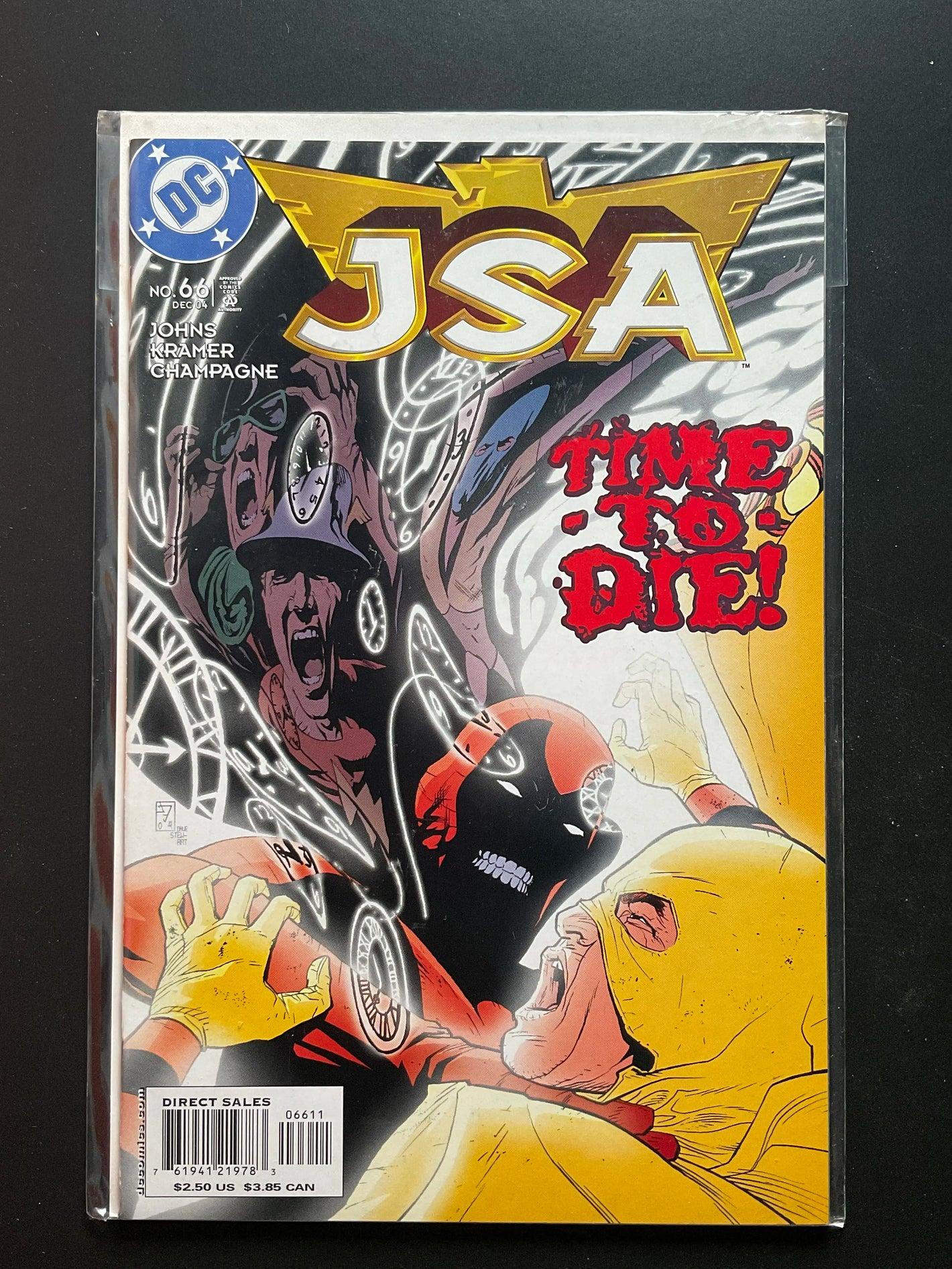 JSA 66 DC Comics Dec 2004 Time to Die Cover