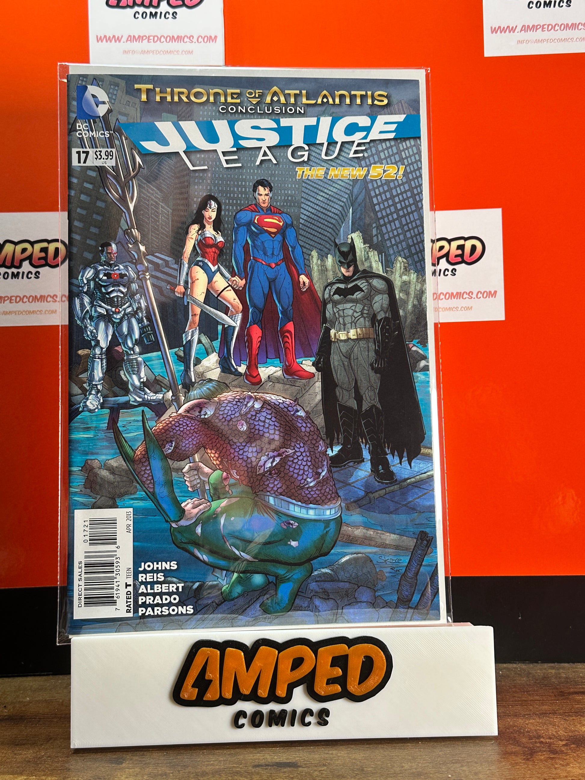 Justice League 17 DC Comics Throne of Atlantis Conclusion
