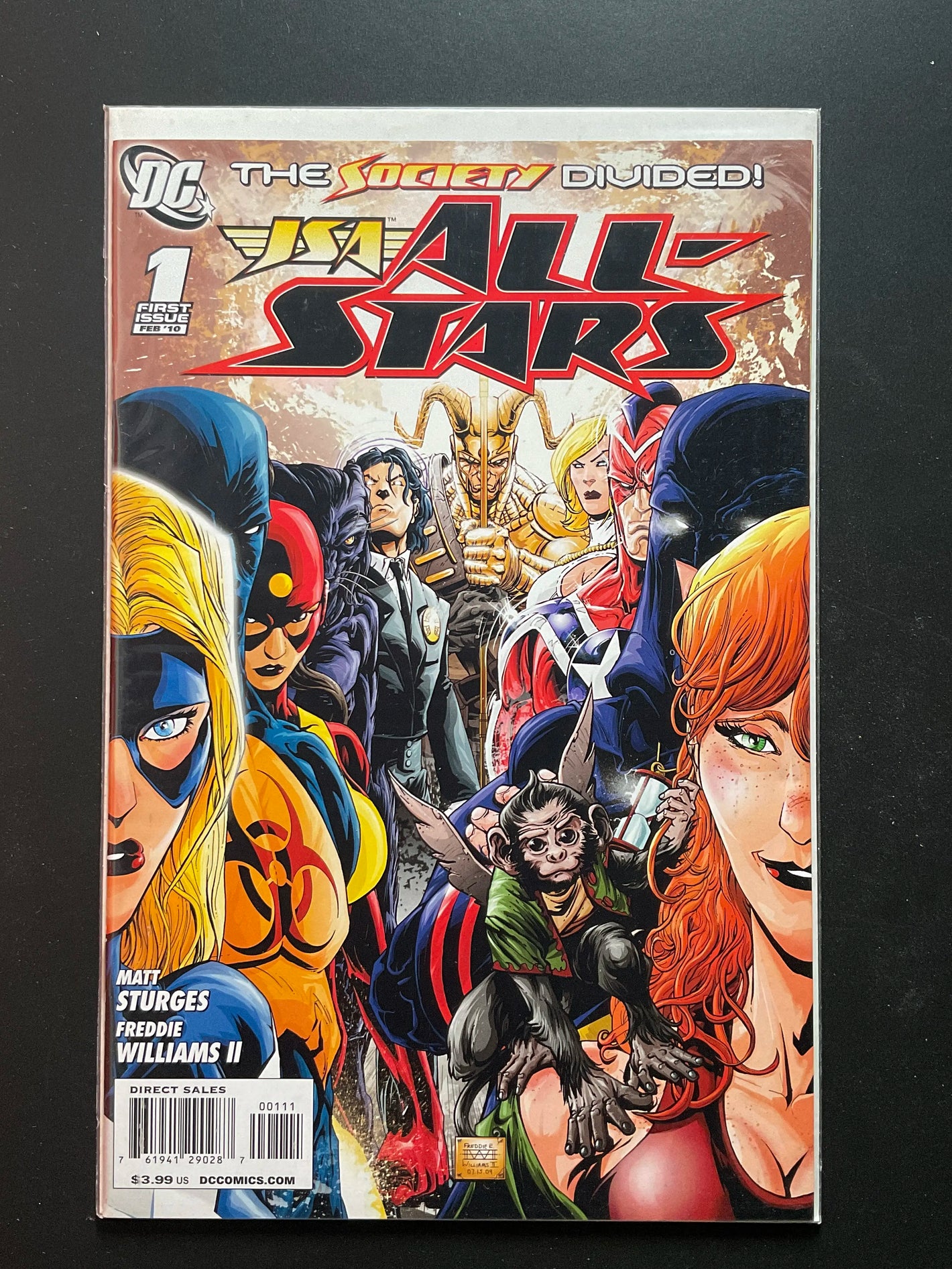 JSA All-Stars 1 (Feb 2010) DC Comics - Matt Sturges, Freddie Williams II