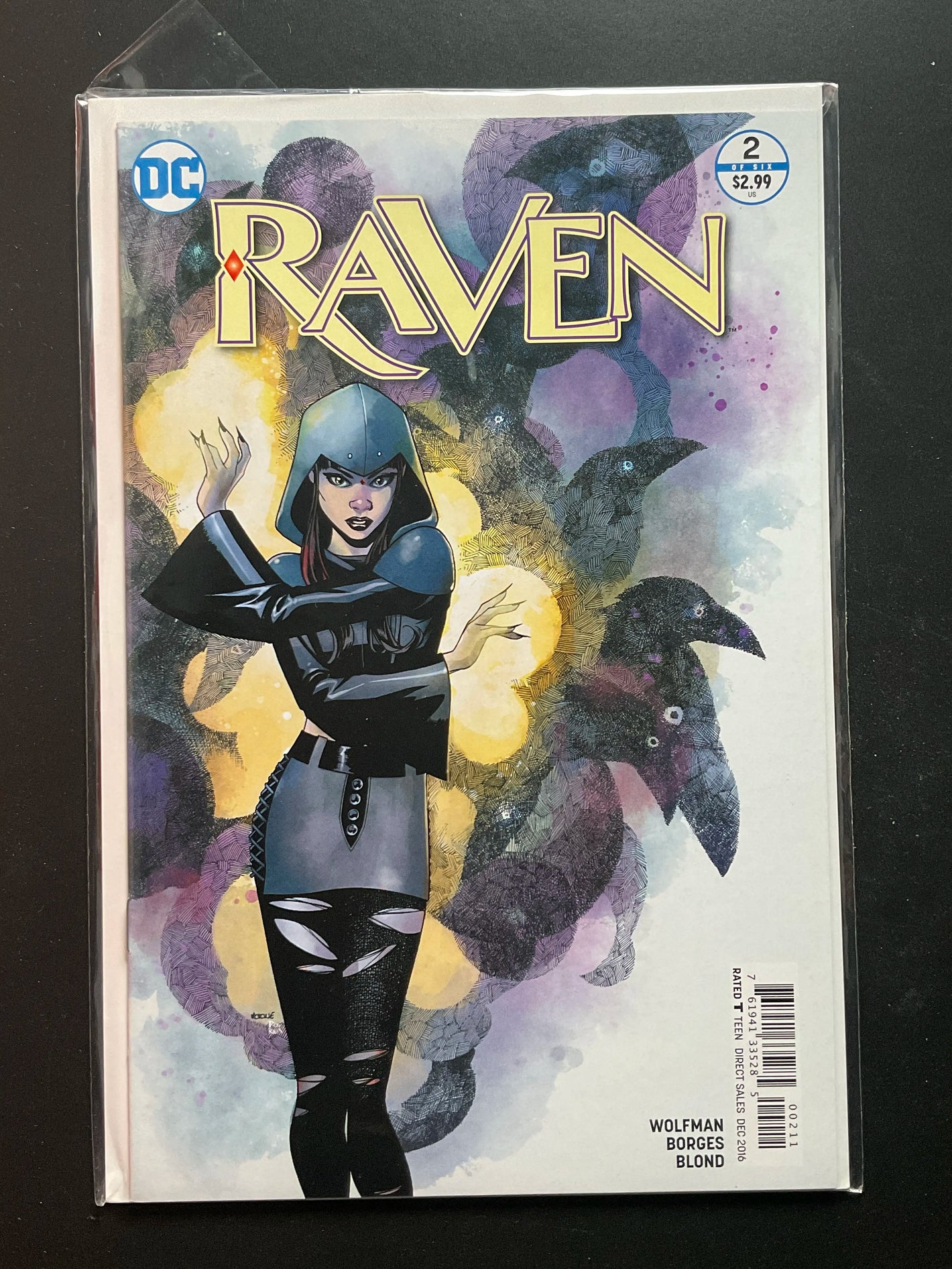 Raven 2 (2016) DC Comics by Wolfman, Borges Blond