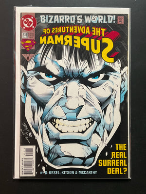 The Adventures of Superman 510 DC Comics 1994 Bizarros World