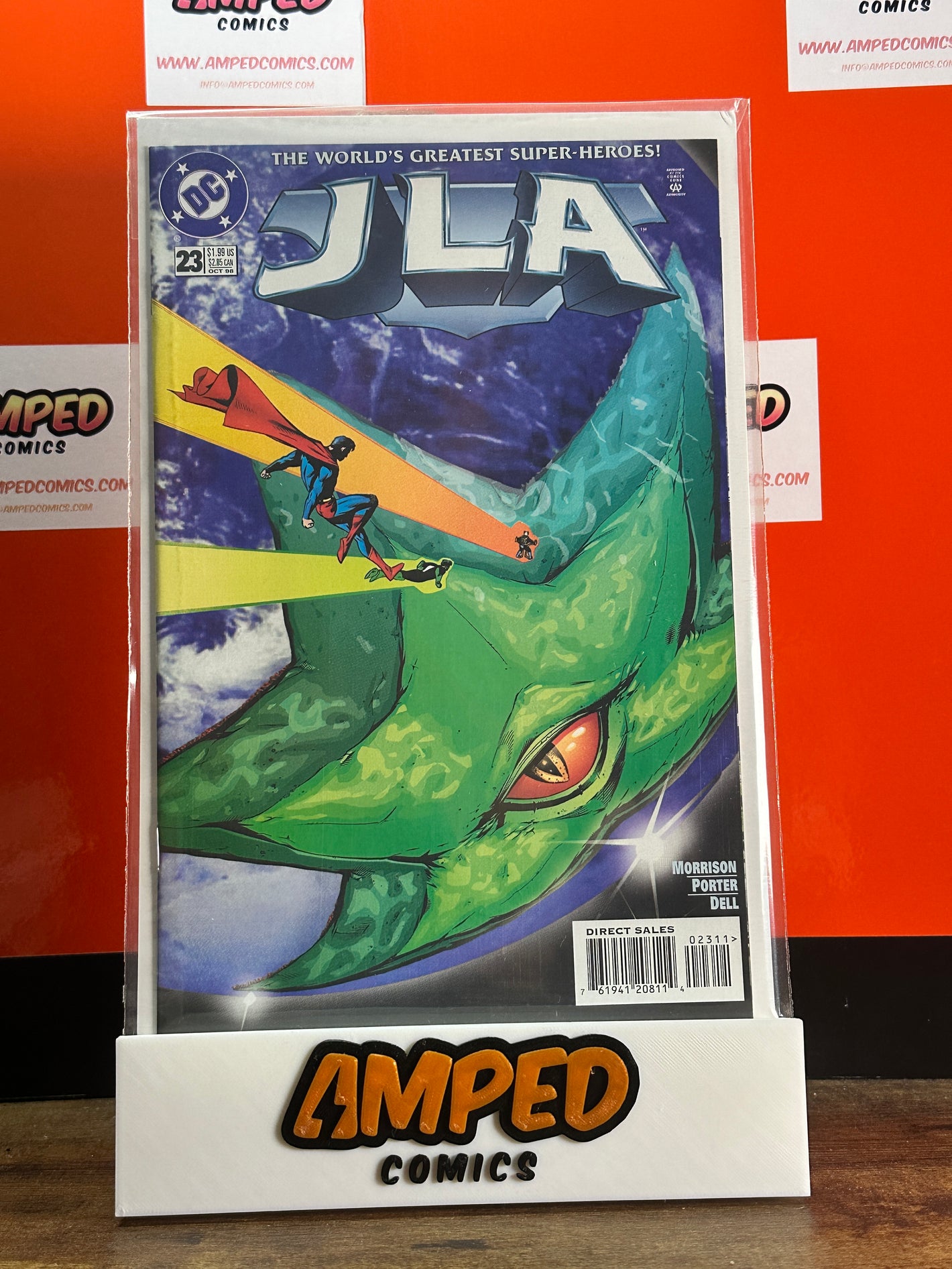 JLA 23 DC Comics 1998 Grant Morrison Superman Cover