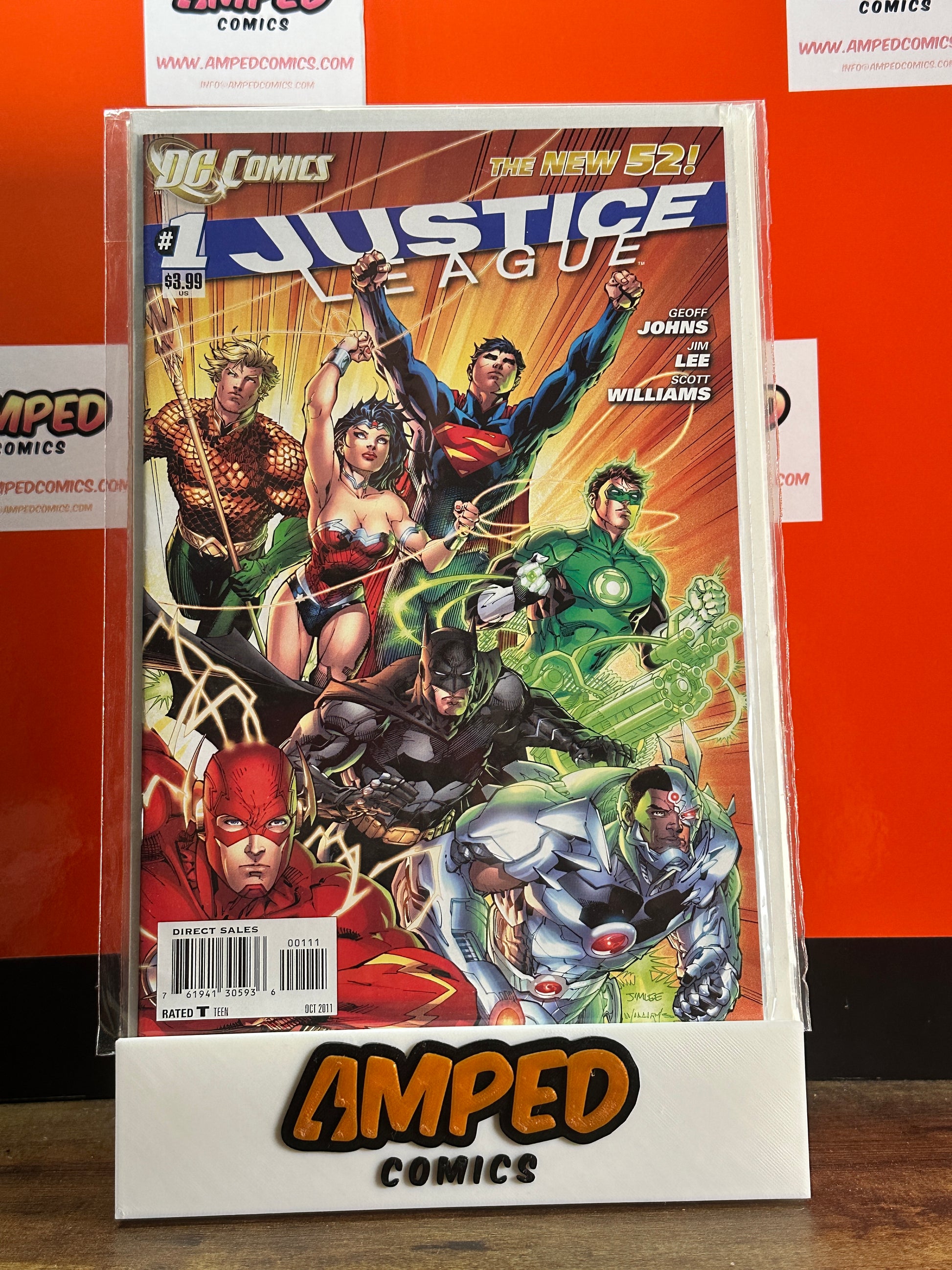 Justice League 1 The New 52 (2011) DC Comics