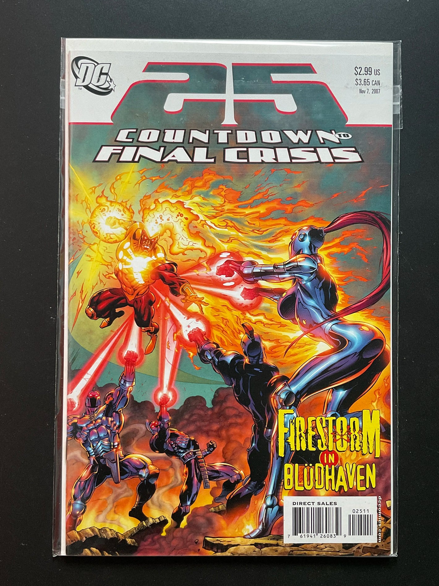 Countdown to Final Crisis 25 DC Comics Nov 2007 Firestorm Appearance