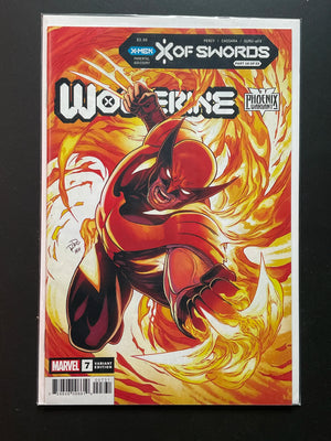 Wolverine 7 Phoenix Variant Edition Marvel X of Swords Part 16