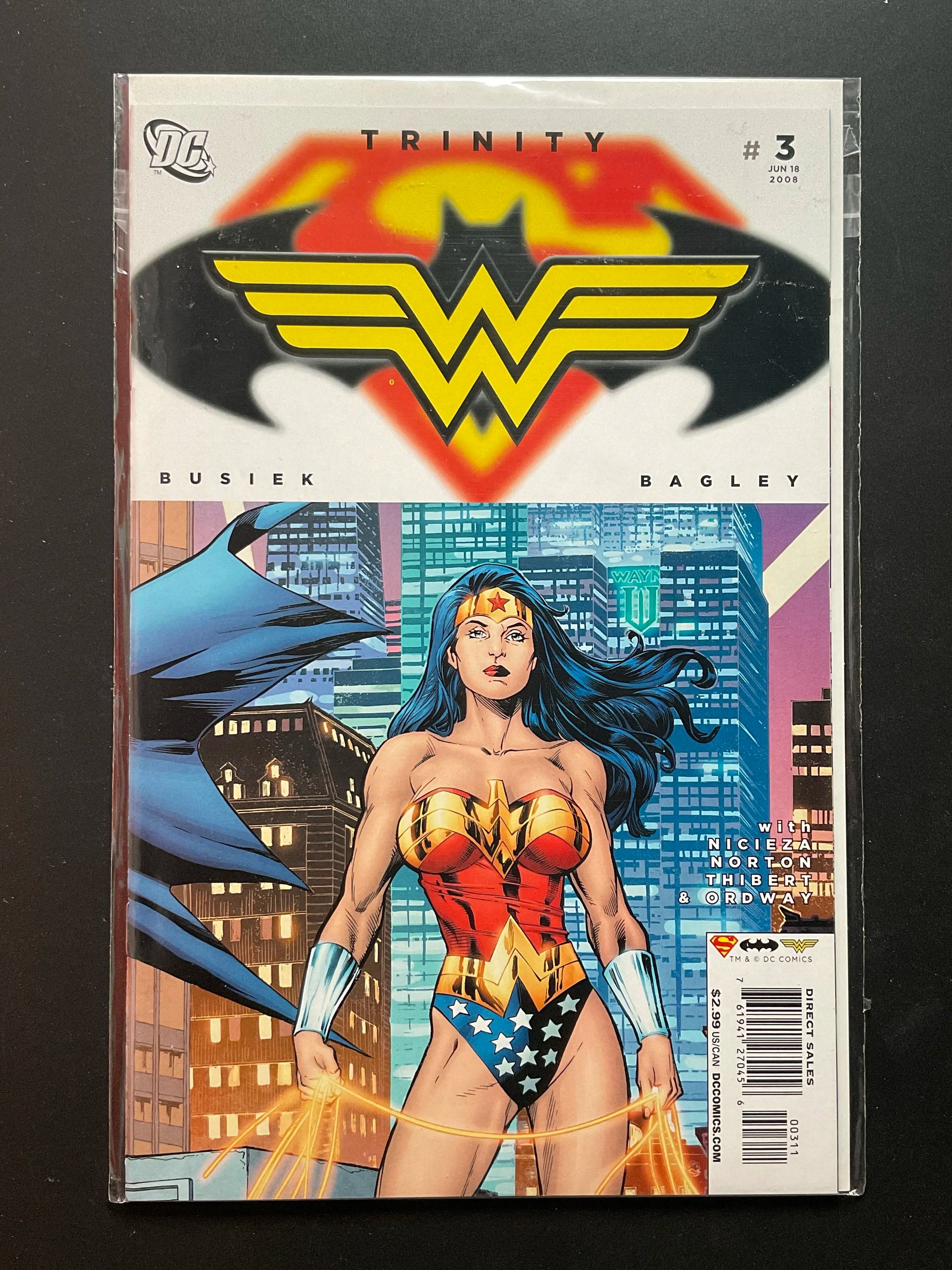 Trinity 3 DC Comics June 2008 Wonder Woman Cover