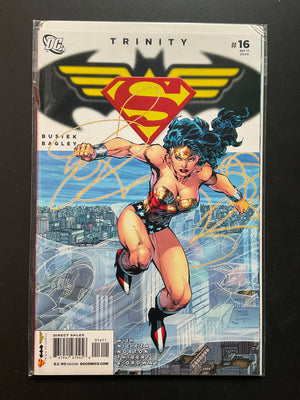Trinity 16 (2008) DC Comics - Wonder Woman Cover by Bagley