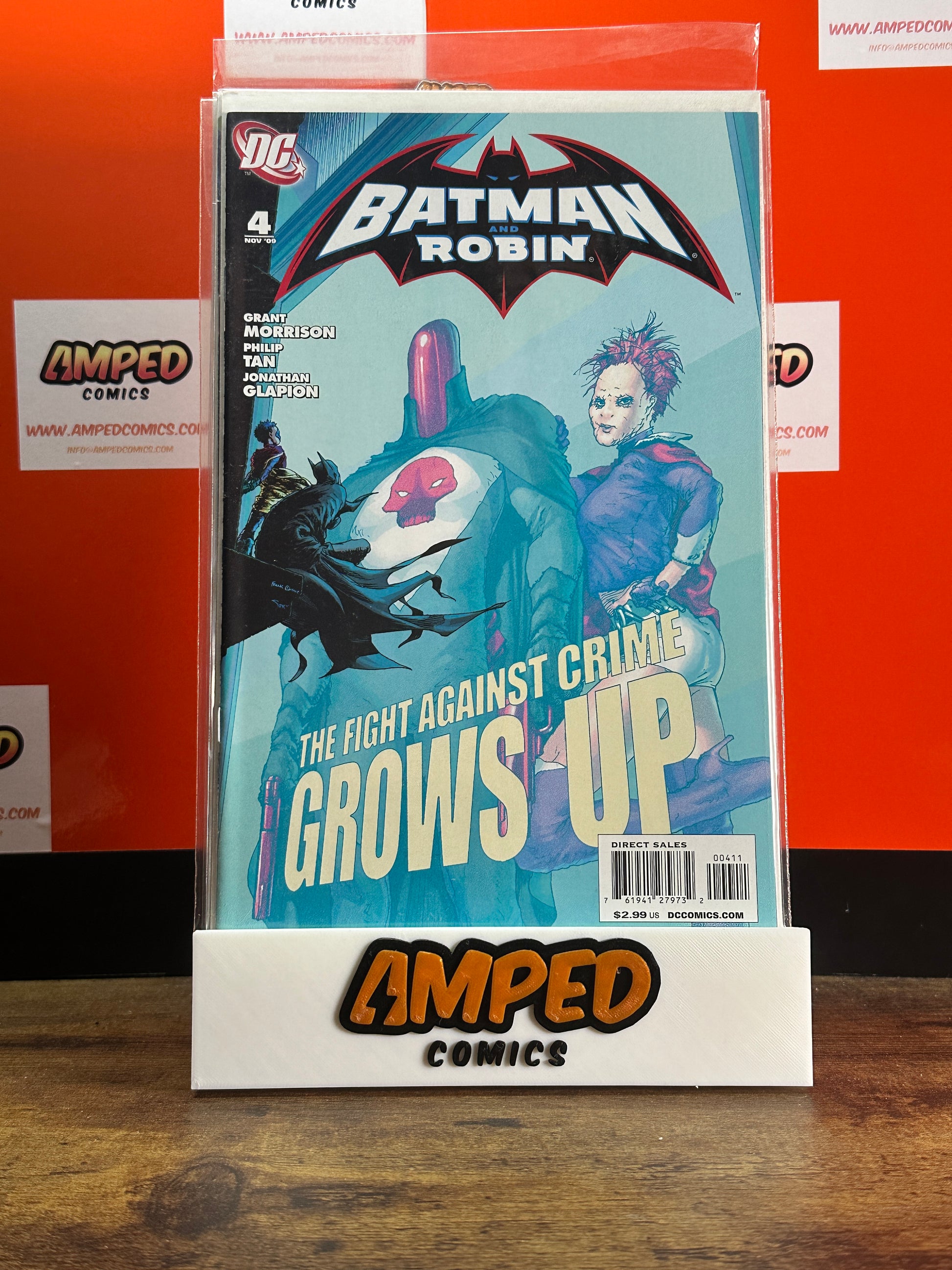 Batman and Robin 4 (Nov 2009, DC Comics) Grant Morrison
