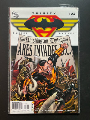 Trinity 23 (Nov 2008) DC Comics - Ares Invades Washington