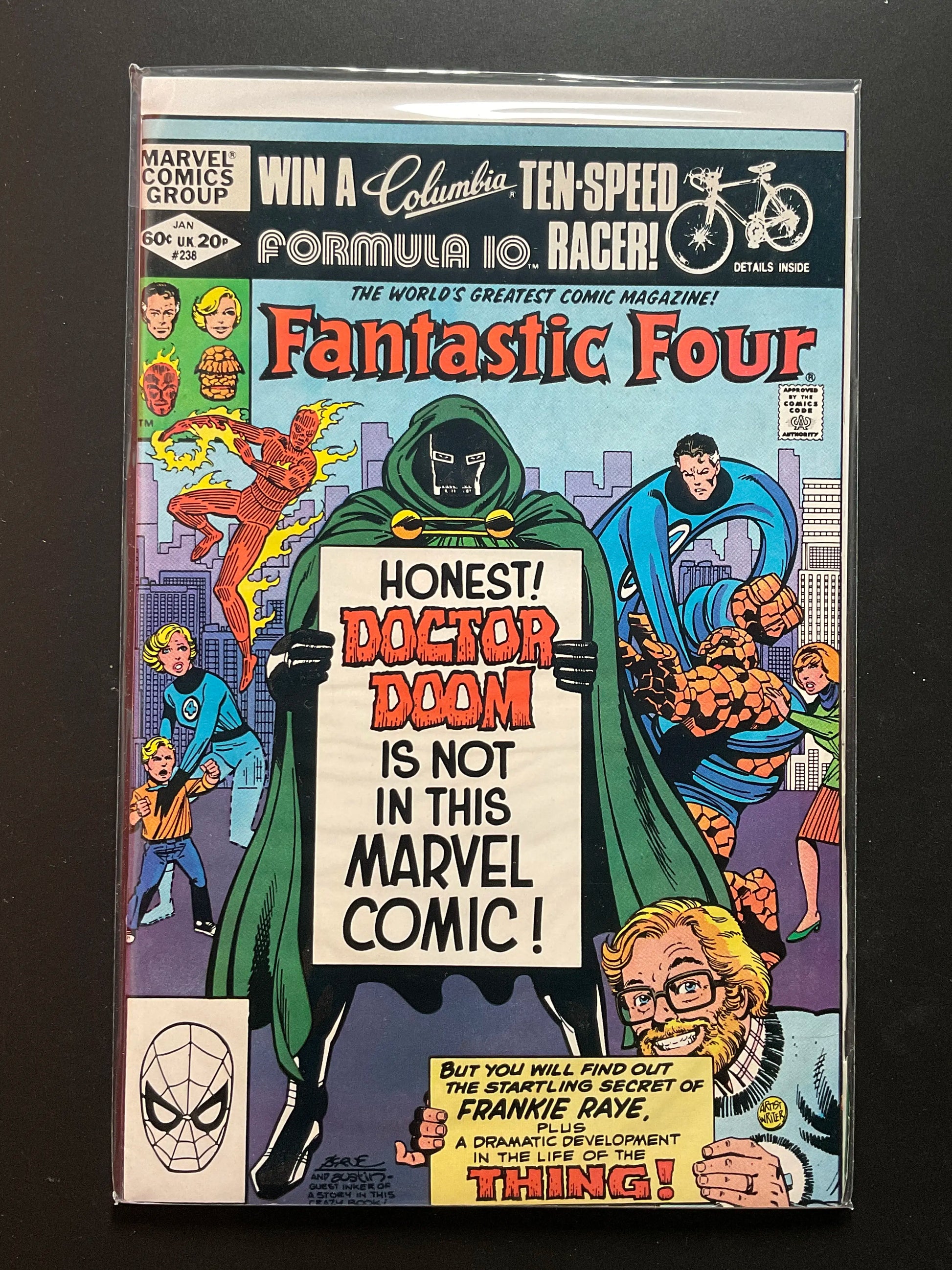 Fantastic Four 238 Marvel Comics Jan 1982 Doctor Doom Cover