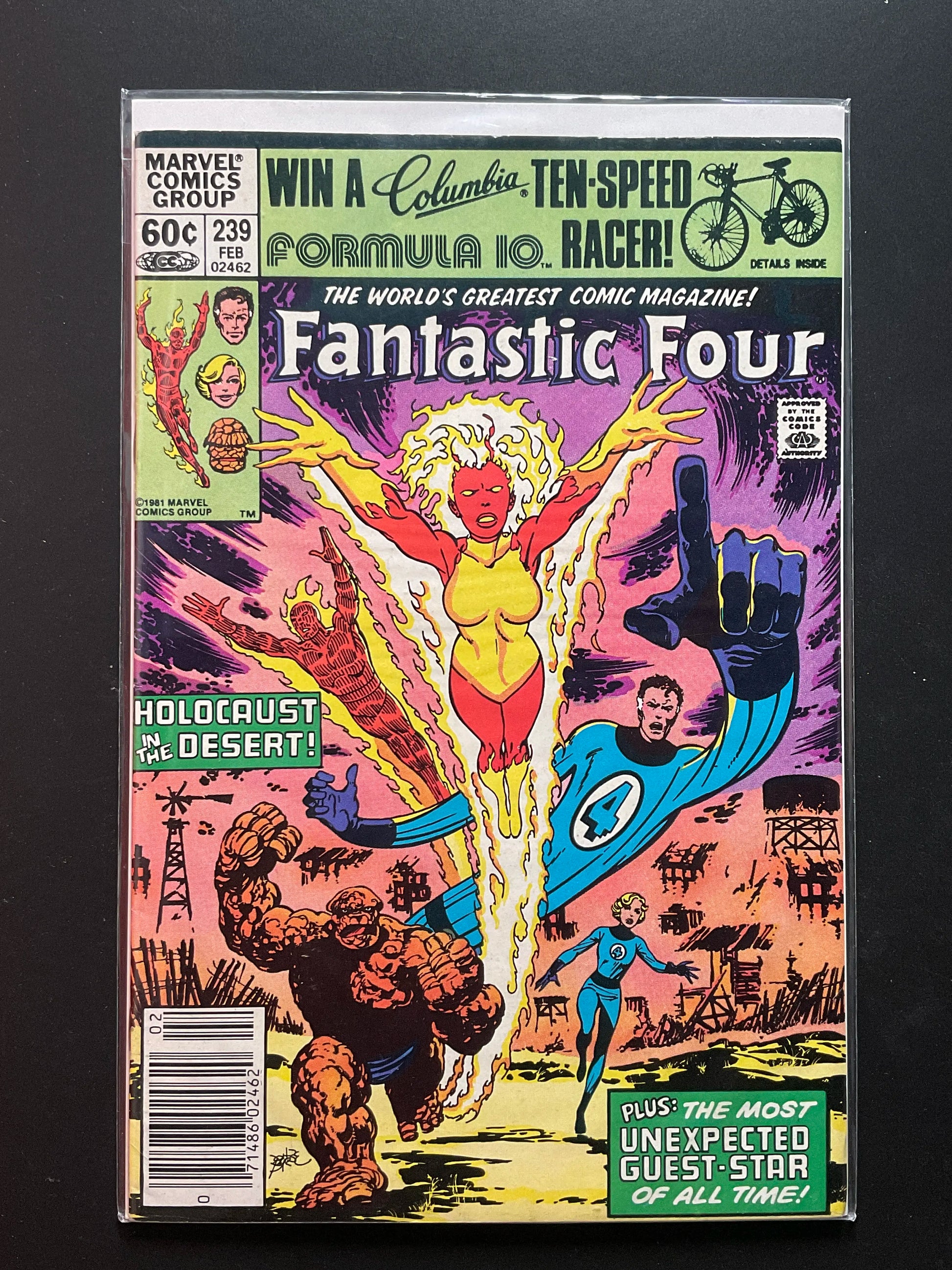 Fantastic Four 239 Marvel Comics Feb 1982 Holocaust in the Desert - A