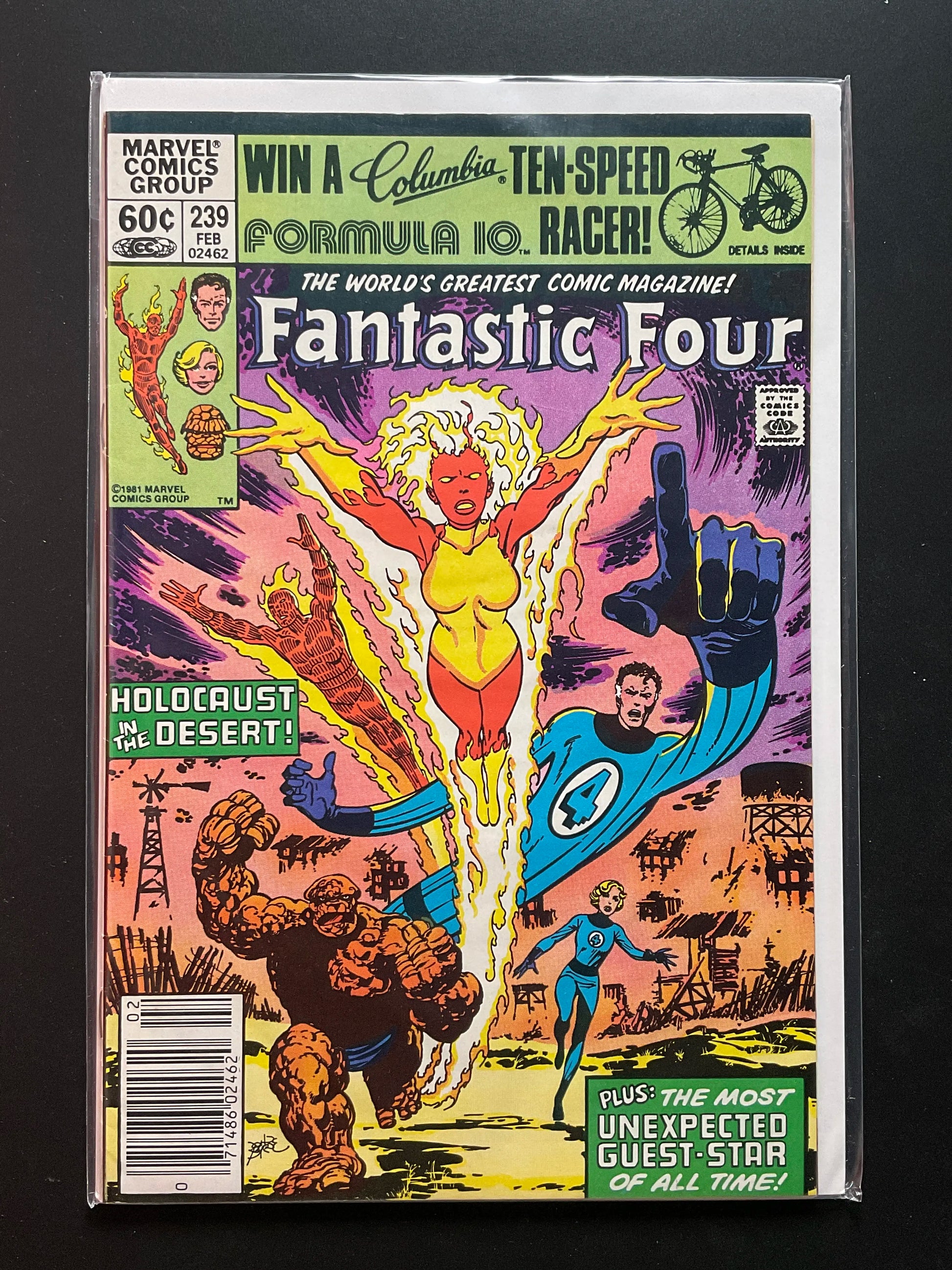 Fantastic Four 239 Marvel Comics Feb 1982 Holocaust in the Desert - B