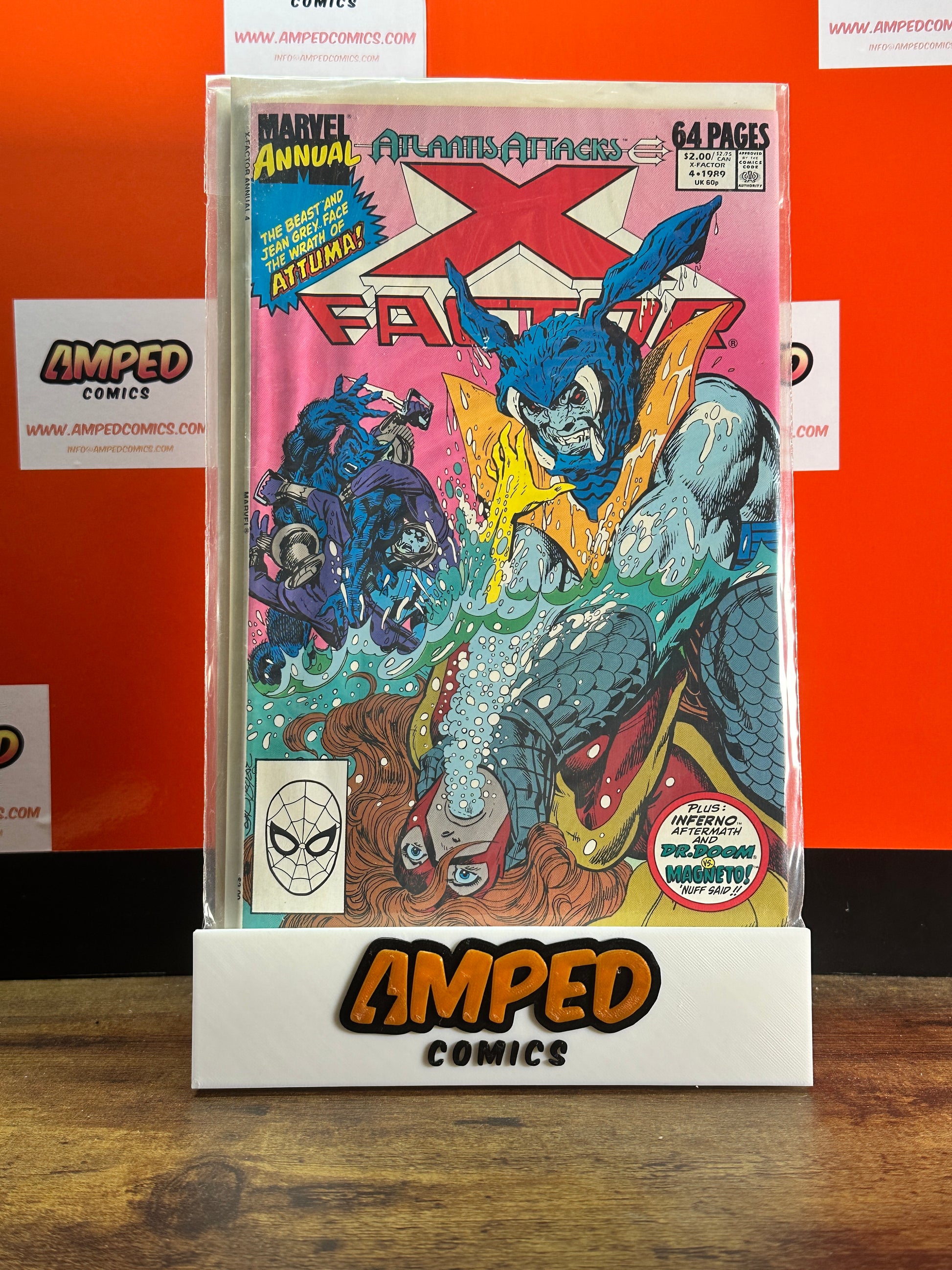 X-Factor Annual 4 Marvel 1989 Atlantis Attacks