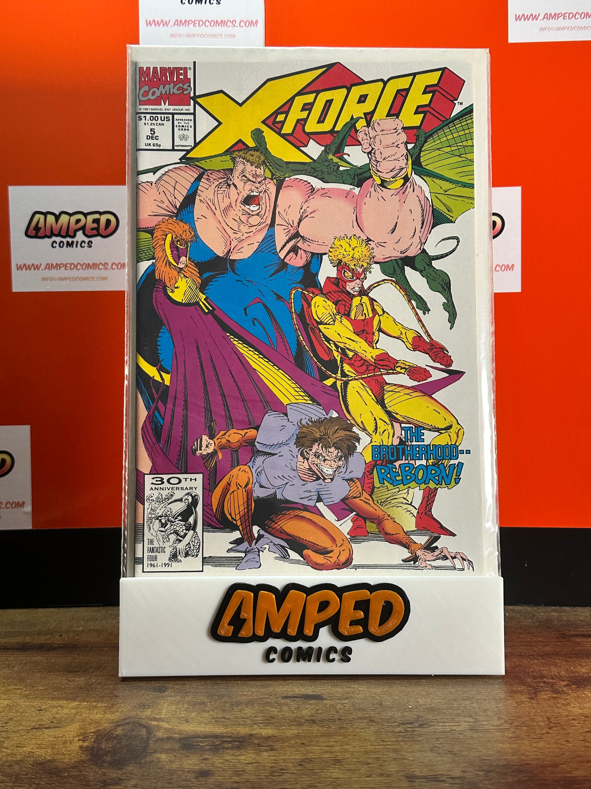 X-Force 5 (Dec 1991) Marvel Comics - The Brotherhood Reborn