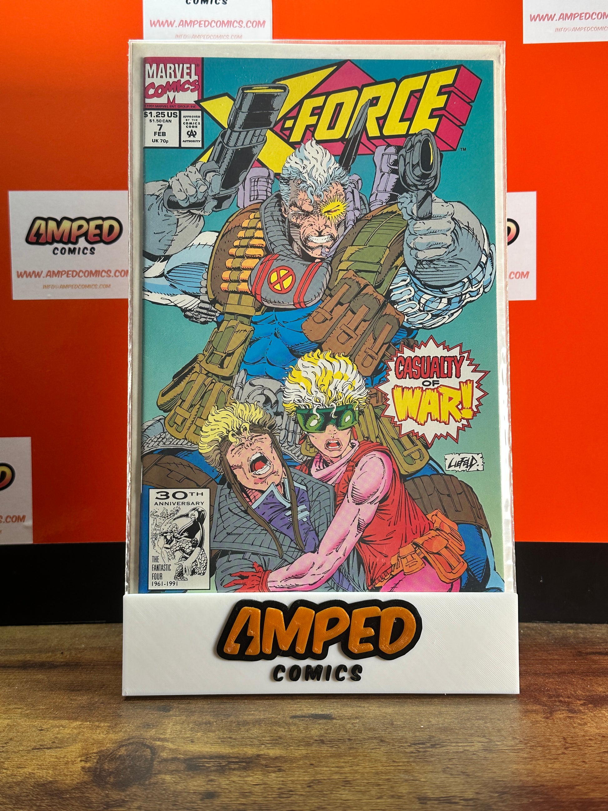 X-Force 7 Marvel Comics February 1992 Casualty of War