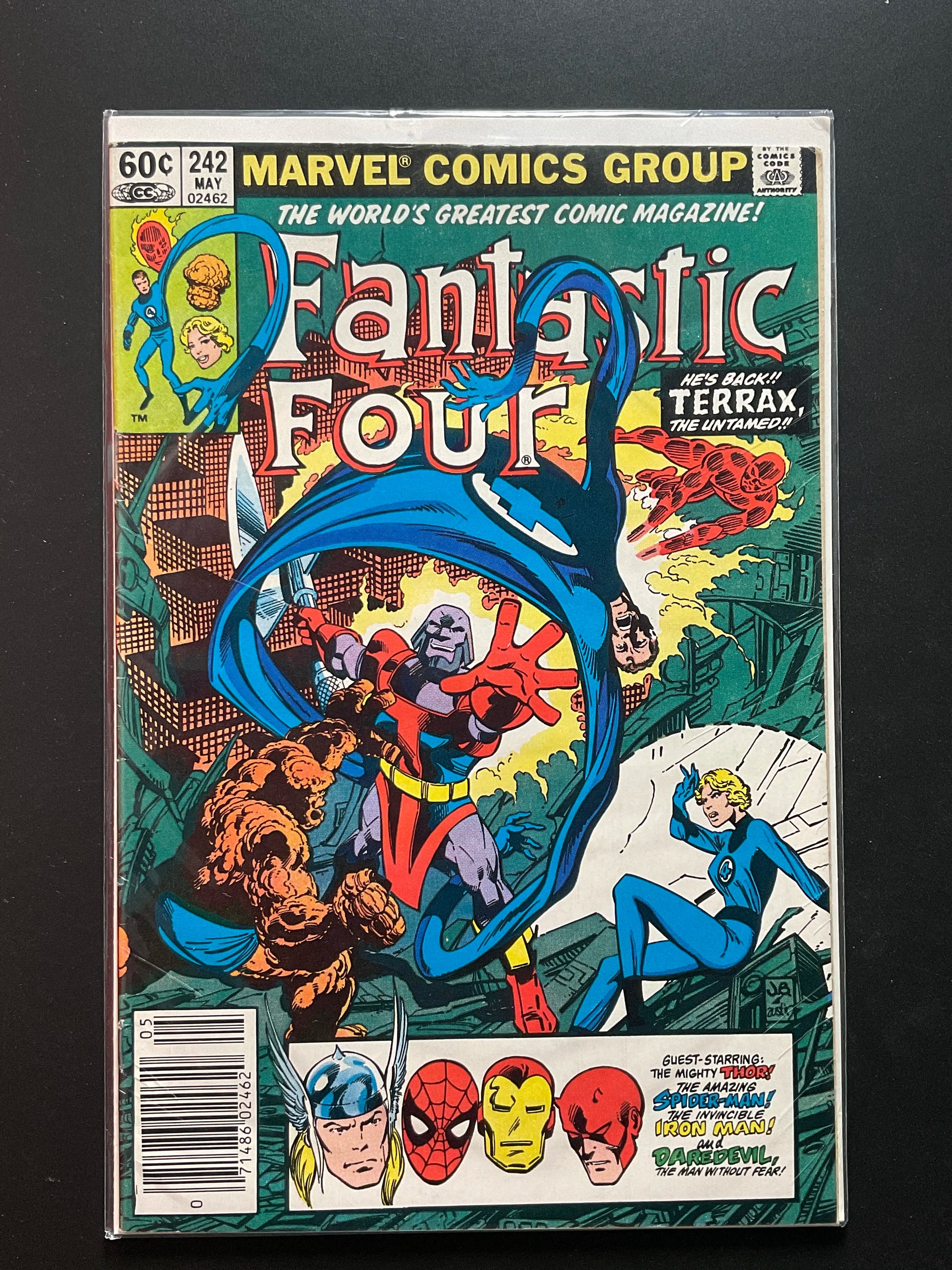 Fantastic Four 242 Marvel Comics May 1982 Terrax Appearance - B